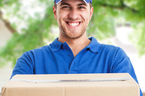 Person Holding a Package